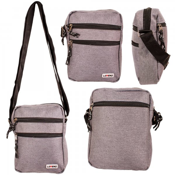 2585 GREY LORENZ SHOULDER BAG