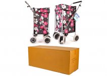 ST-SIX-01 BLACK PINK FLOWER BOX OF 4