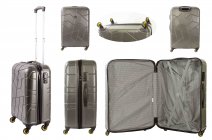 CABIN 5164 ANTHRACITE 21.5'' TRAVEL TROLLEY LUGGAGE SUITCASE