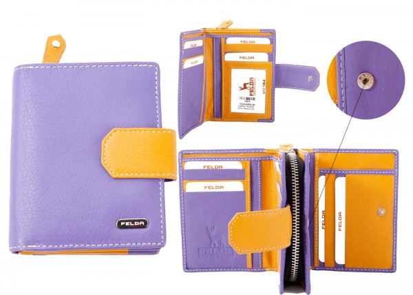 10417 VIOLET MULTI LADIES WALLET