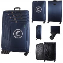 AR727 NAVY TRAVEL TROLLEY SUITCASE SET OF 4