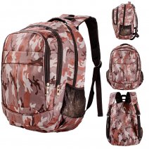 BP-110 CAMOUFLAGE BLACK/WHITE 18'' BACKPACK