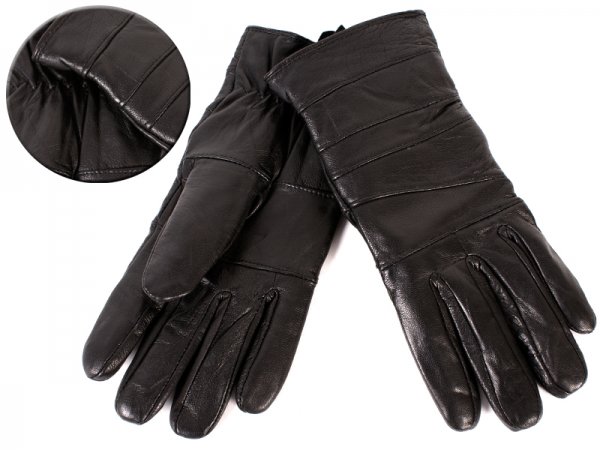 8913 LEATHER BANDAGE GLOVES MEDIUM