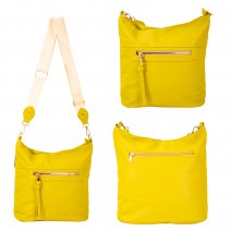 JBFB384 LIME PU SHOULDER BAG