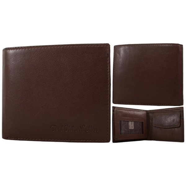 1011 BROWN ITALIAN LEATHER WALLET