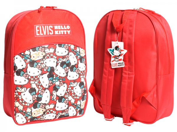 581023AE Kids Backpack Red Elvis HelloKitty E045