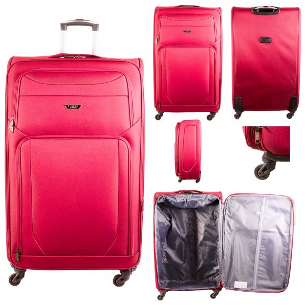 HD-918 RED 31" TRAVEL TROLLEY SUITCASE