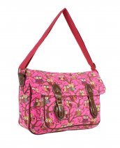 0233 OWL BAG BRIGHT PINK
