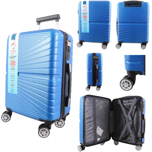 T-HC-US-1811 ROYAL BLUE CABIN-SIZE EASYJET TROLLEY SUITCASE