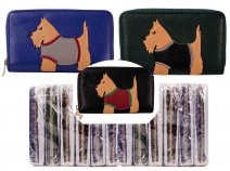 LW178 APPLIQUE SCOTTIE PURSE PACK OF 12