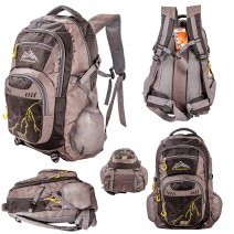 813 GREY MULTI-FUNCTIONAL HANG SYSTEM TREKKING TRAVEL BACKPACK