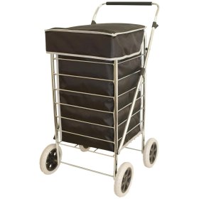 ST-FOUR-01 BLACK 4 WHEEL TROLLEY
