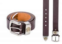 2752 1.5" MILANO BROWN BELT WITH TIP XXLARGE