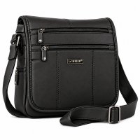 LL-8059 Black Leather Real Shoulder Bag (New) LL-8059 Black Leather Real Shoulder Bag (New)