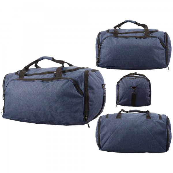 TB-214 NAVY SHOULDER TRAVEL BAG