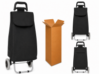 LL-ST05 PLAIN BLACK 2 WHEEL SHOPPING TROLLEY BOX OF 10 LL-ST05 PLAIN BLACK 2 WHEEL SHOPPING TROLLEY BOX OF 10