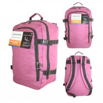 BP-120 DARK PINK RYANAIR UNDERSEAT CABIN-FRIENDLY RUCKSACK W/MUL