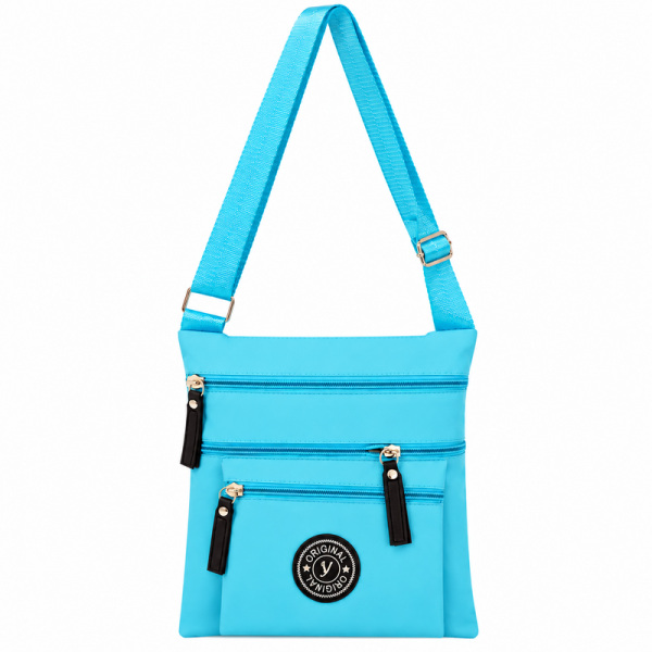 GRACE57D Blue X-Body Bag With Adjustable Strap (New)