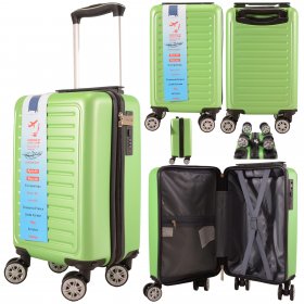 T-HC-US-1615 LIME GREEN UNDER-SEAT CABIN-SIZE TRAVEL TROLLEY
