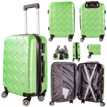 T-HC-C-09 LIME GREEN 20'' CABIN-SIZE TRAVEL TROLLEY SUITCASE