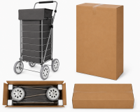 6967 Grey 4 wheel cage Shopping Trolley 6967 Grey 4 wheel cage Shopping Trolley