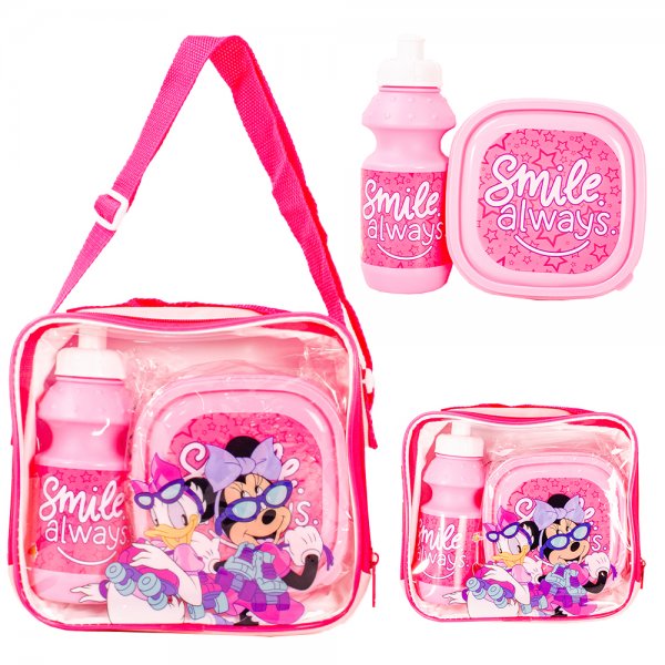 4160-9739 PINK MINNIE KIDS 3PCS LUNCH SET