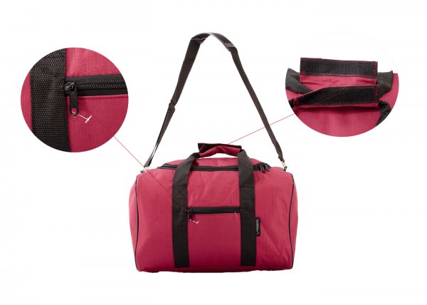 JBTB65 PLUM DUFFLE BAG