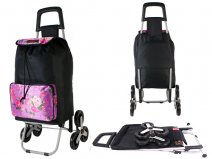 6960 SUMMER PINK 6 Wheel StairClimber Shopping Trolley