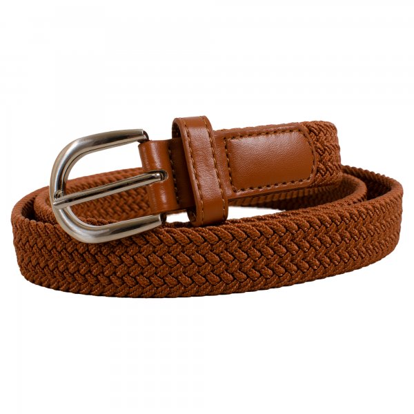 2795 TAN MILANO STRETCHY BELT SMALL/MEDIUM