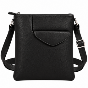 Bodybag Black Italian Leather (New)