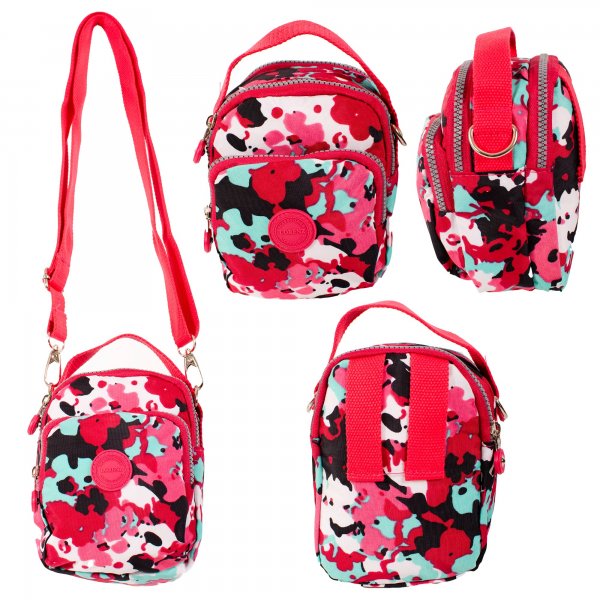 2498 PINK CAMO LORENZ SHOULDER BAG