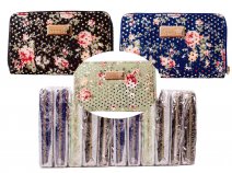 LW180 FLORAL SPOT PURSE PACK OF 12