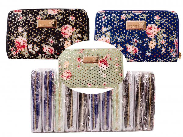 LW180 FLORAL SPOT PURSE PACK OF 12