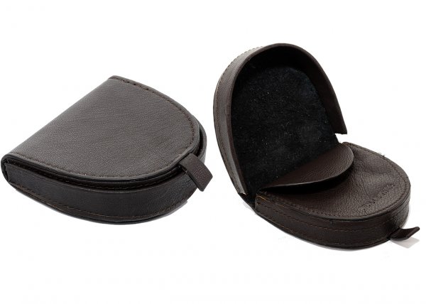 0490 GOAT NAPPA MED HRSE-SHOE GENTS TRAY PRSE BRN