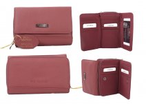 3702 RFID BURGANDY PURSE