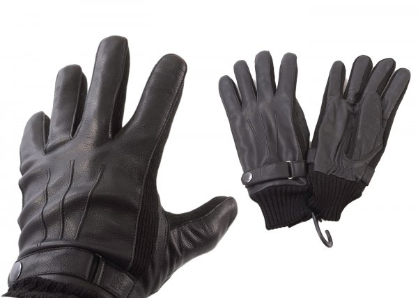 8297 SMALL GENTS GOAT NAPPA GLOVE WITH FITTED KNITTED CUFF