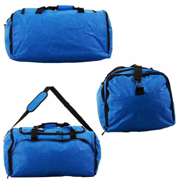 TB-214 BLUE SHOULDER TRAVEL BAG