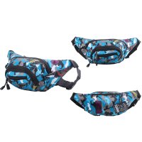 8042 BLUE/GREY ARMY PATTERN WAIST BAG