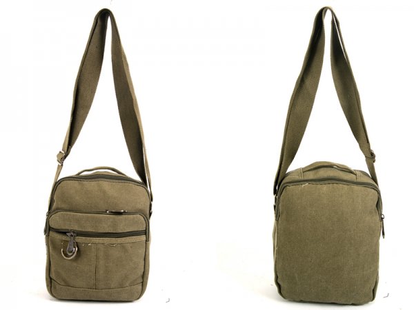 2537 CANVAS BODY BAG 4 Z GREEN