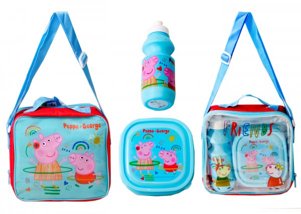 4160-9434 3PCS LUNCH SET PEPPA PIG