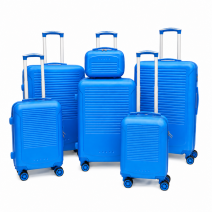 T-HC-716 SET OF 6 Blue Premium Hard Shell Suitcases
