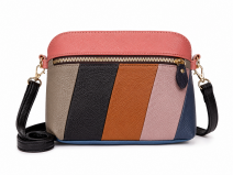 3901 Dusty Pink Multi Panel Crossbody Bag