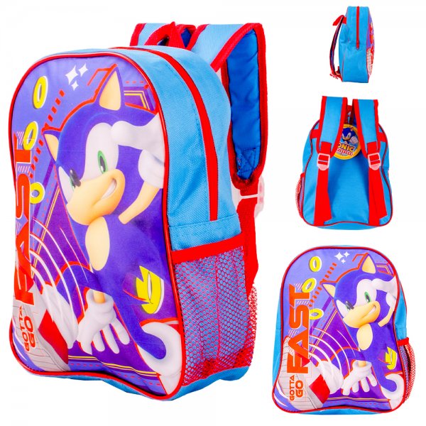 25370 BLUE SONIC PREMIUM STANDARD KIDS BACKPACK