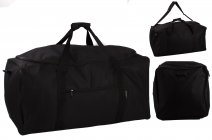 JBTB2016 BLACK TRAVEL HOLDALL POLYESTER BAG