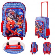 1019HV-3152N NAVY/RED SPIDERMAN TROLLEY & BACKPACK