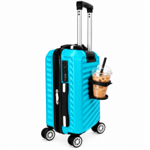 T-HC-US-1860 Teal EasyJet Under Seat Hard Shell Cabin Suitcase