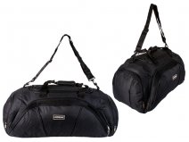 2631 Black 24" holdall with front pocket&side pocket