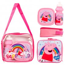 4160-22741 PINK PEPPA PIG KIDS 3PCS LUNCH SET BAG