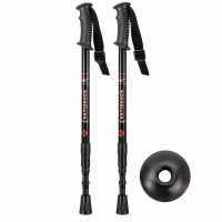 2890-Pair Black Anti-Shock Trekking Poles (New)
