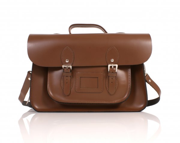 RL15 BROWN BRIEFCASE SATCHEL